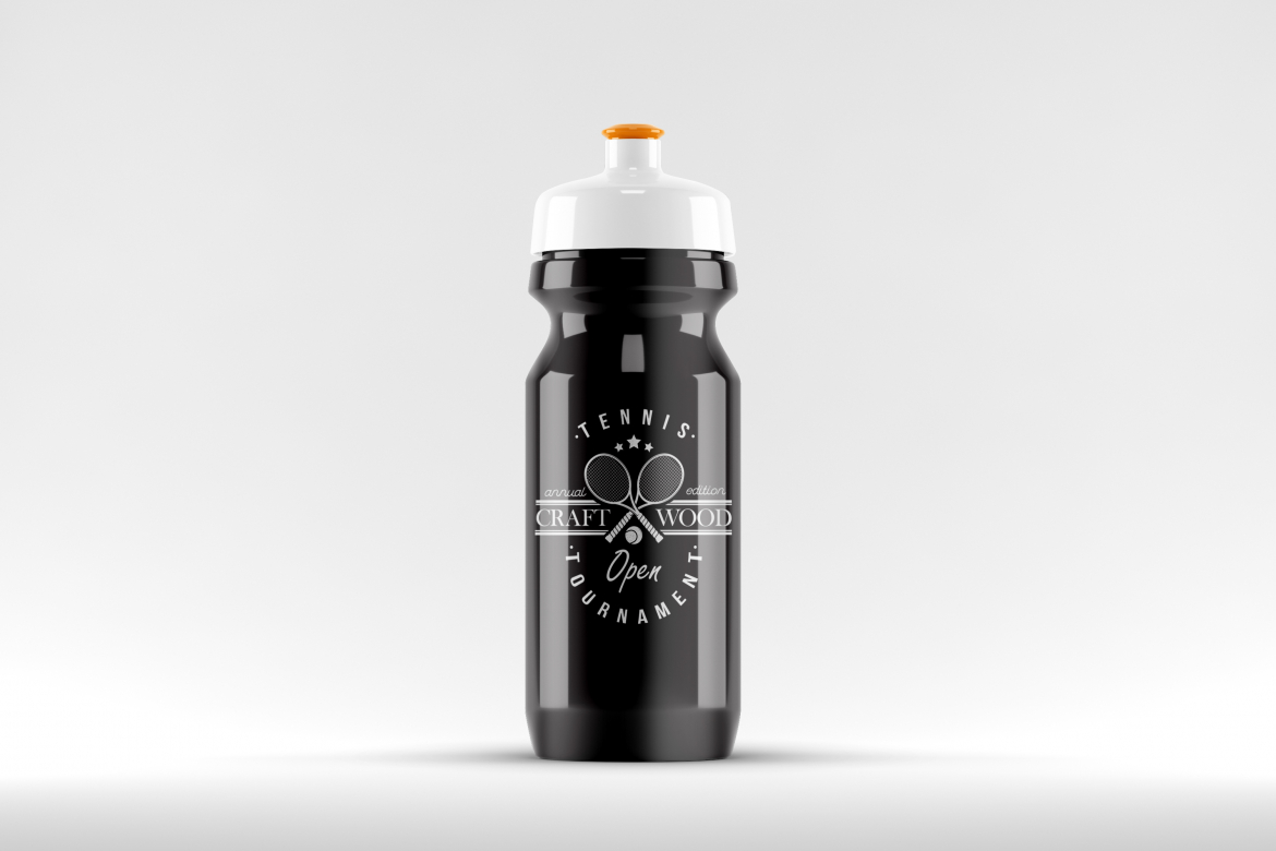 Download Sports Bottle Mockup Template - Craftwood Open Tournament